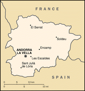 [Country map of Andorra]