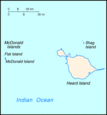 [Country map of Heard Island and McDonald Islands]
