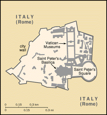 [Country map of Holy See (Vatican City)]