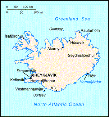 [Country map of Iceland]