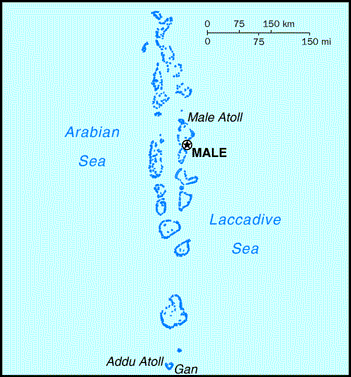 [Country map of Maldives]