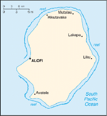 [Country map of Niue]