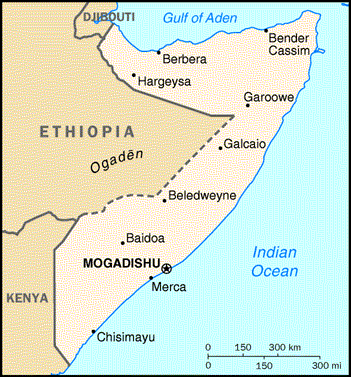 [Country map of Somalia]