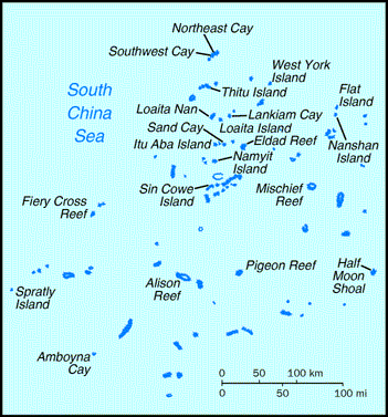 [Country map of Spratly Islands]
