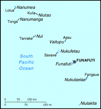 [Country map of Tuvalu]