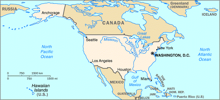 [Country map of United States]