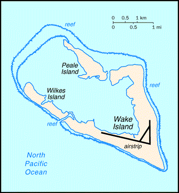 [Country map of Wake Island]