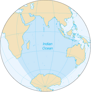 [Country map of Indian Ocean]