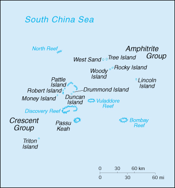[Country map of Paracel Islands]