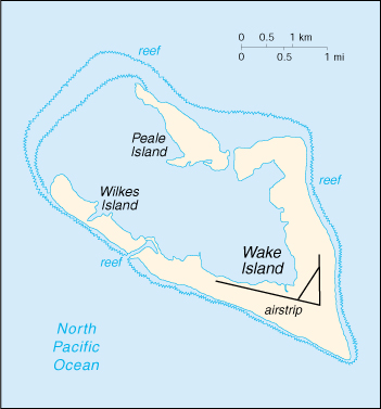 [Country map of Wake Atoll]