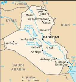 Map of Iraq
