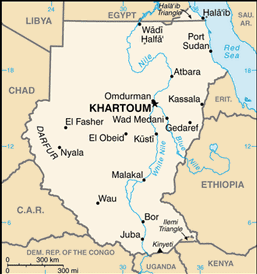 Map of Sudan