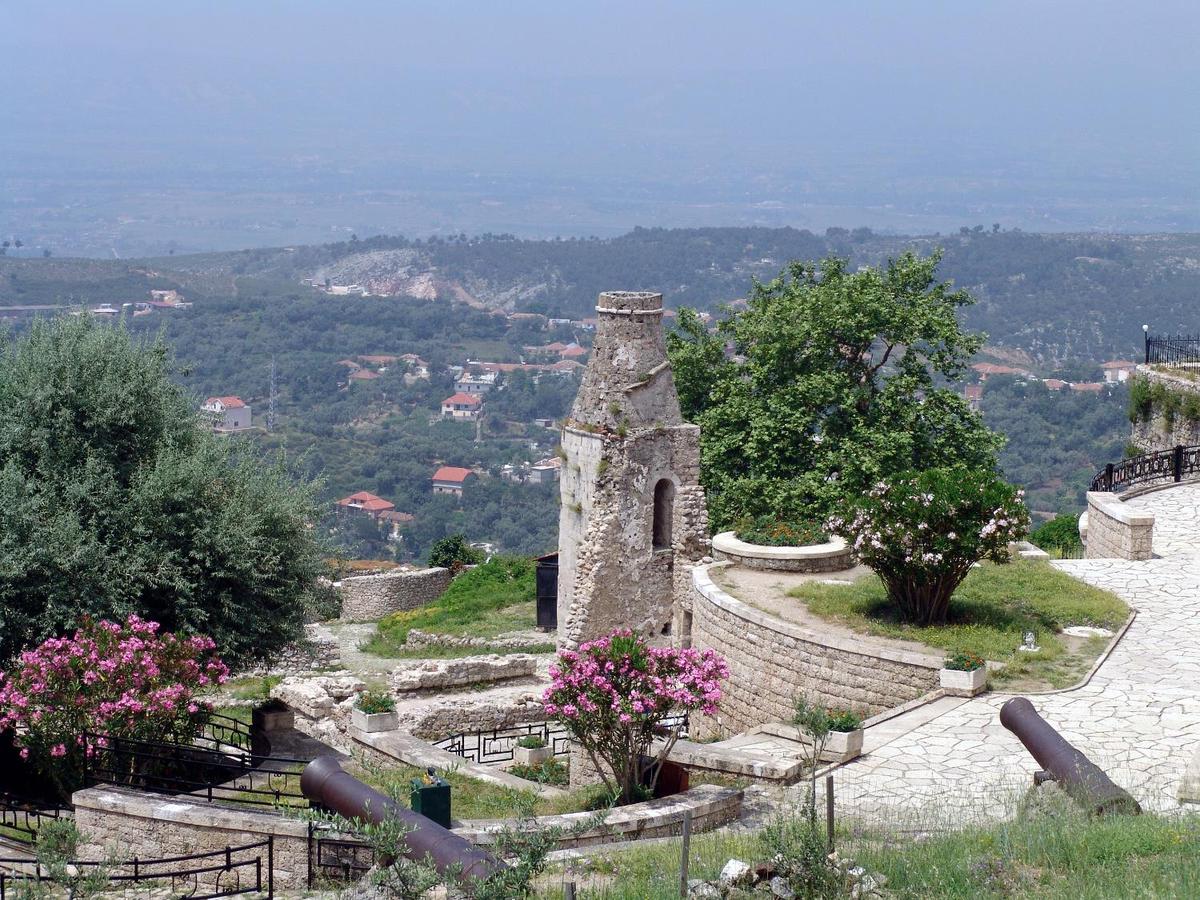 View from the castle at Kruje.