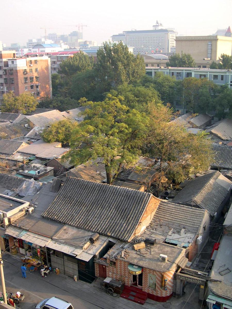Hutongs are traditional Chinese neighborhoods composed of narrow streets or alleys, running from siheyuan, or courtyard residences. Since the mid-20th century, these types of neighborhoods have become increasingly rare. This is a hutong in Beijing.