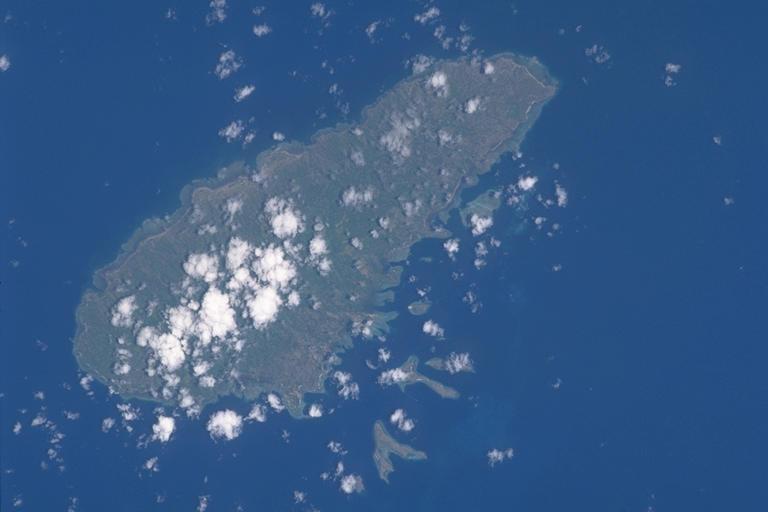 A close-up satellite view of Moheli, the smallest of Comoros' three main islands. Photo courtesy of NASA.