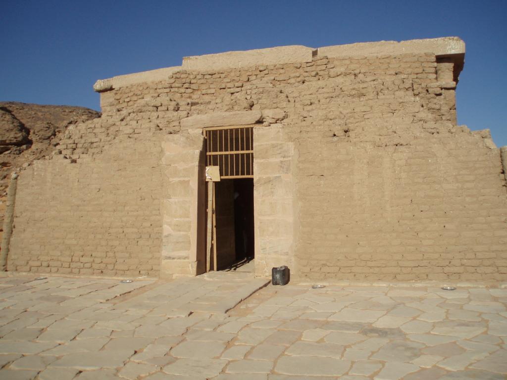 The Temple of Amada is the oldest surviving temple in the Nubian region. It was originally built by Thutmosis III (1479 B.C. to 1425 B.C.) and later remodeled by his son Amenhotep II.