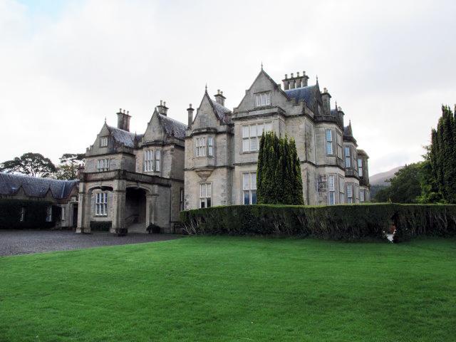 Built in 1843, Muckross House is an Elizabethan-style manor house 6 km (4 mi) from the town of Killarney in County Kerry. The grounds of the estate became the basis for Killarney National Park in 1932.
