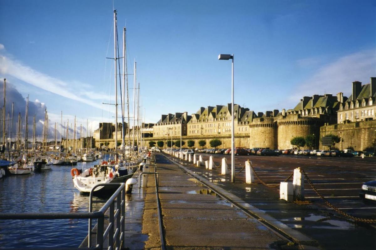 View of the marina outside the walled city of Saint-Malo in Brittany. The city began as a 6th century monastic settlement. Over time its citizens developed a reputation for asserting their autonomy. From 1490-93, Saint-Malo declared itself an independent republic. During the 16th-18th centuries, it was famous as the home of the corsairs (French privateers). Jacques Cartier, the French explorer, called Saint-Malo home. The first colonists of the Falkland Islands came from Saint-Malo.