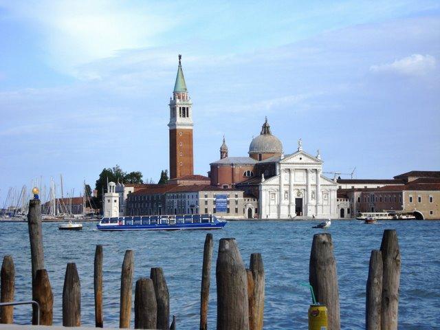 The Basilica of San Giorgio Maggiore (St. George the Great) on the eponymous island in Venice.