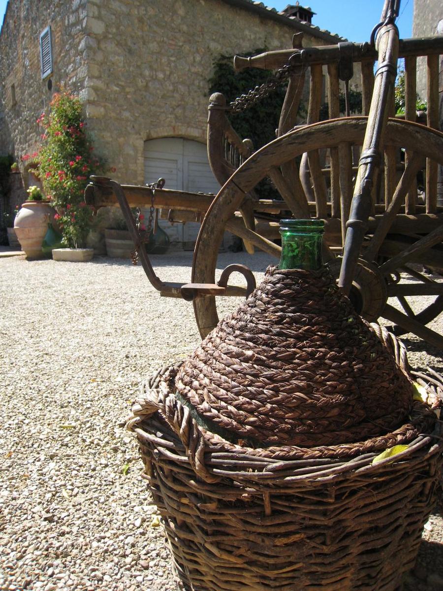 A farmhouse at a winery in Siena.