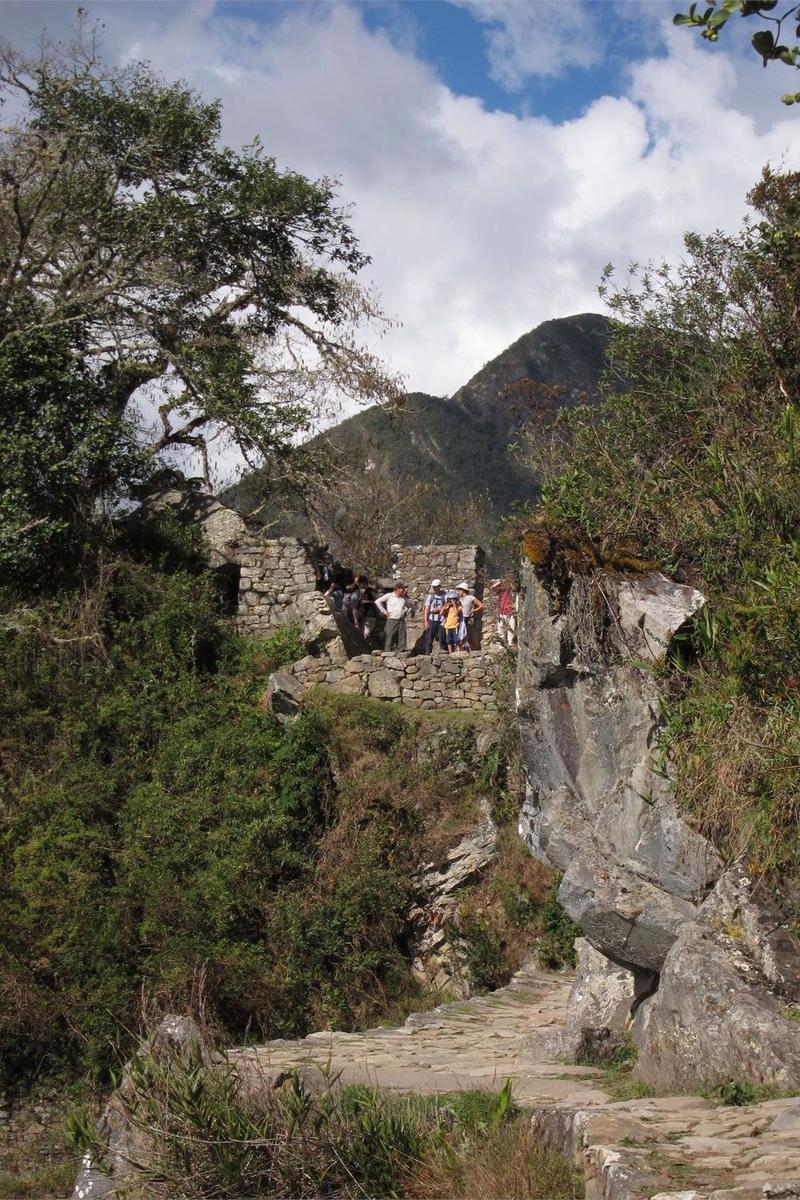 The Inca trail ends at Intipunku (Sun Gate).