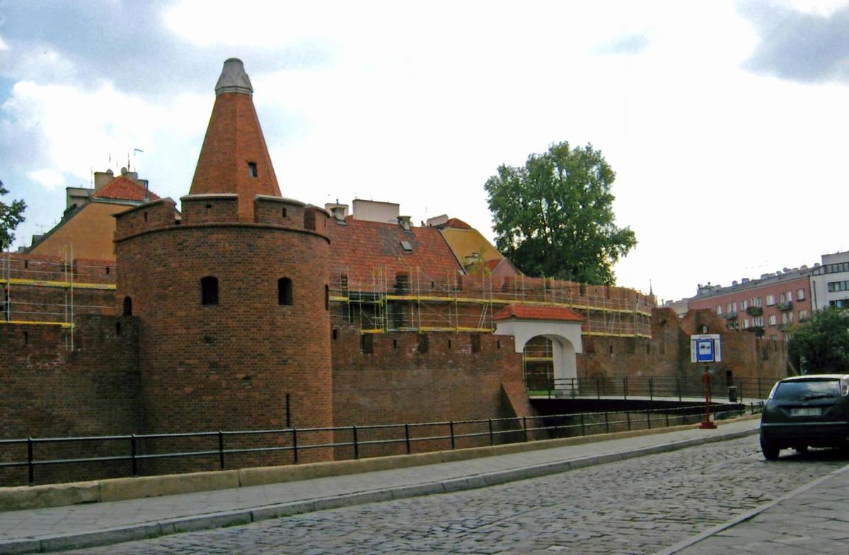 The barbican in Warsaw's Old Town.