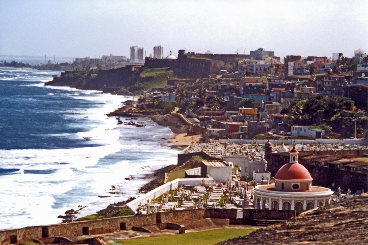 San Juan as seen from the fortress of San Felipe del Morro.