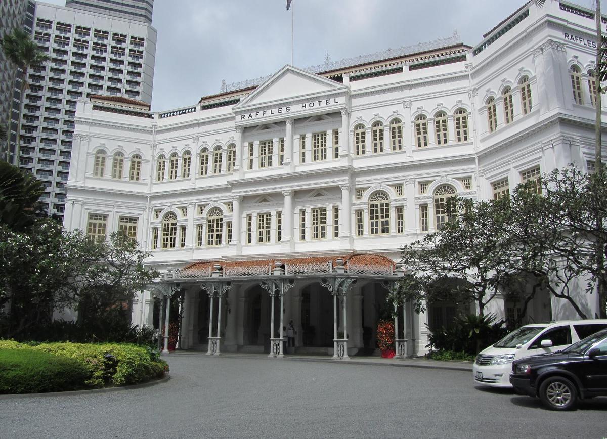 The Raffles Hotel in Singapore was founded in 1887; it was named for Stamford Raffles, the founder of modern Singapore.