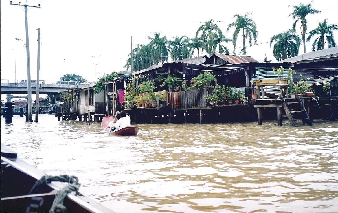 Canal view in Bangkok.