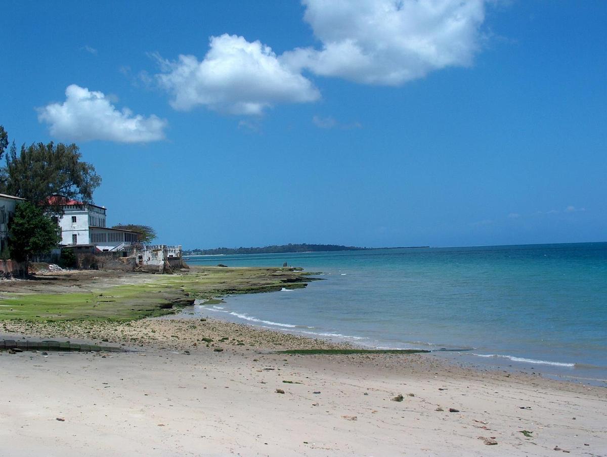 Beach at Zanzibar's Stone Town.
