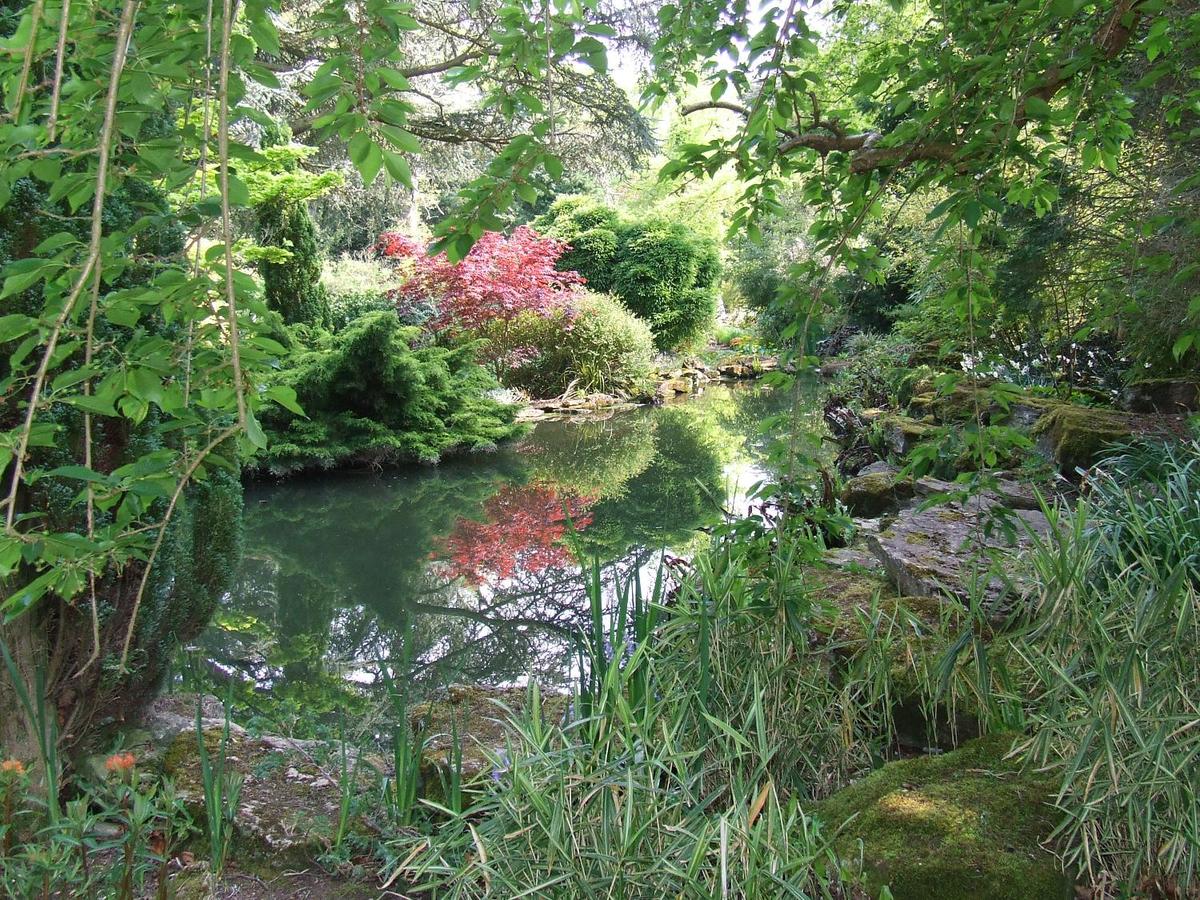 A hidden pool in the Secret Garden at Blenheim Palace.