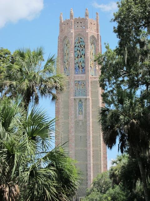 The Singing Tower at Bok Tower Gardens National Historic Landmark (Lake Wales, Florida) houses a 60-bell carillon.