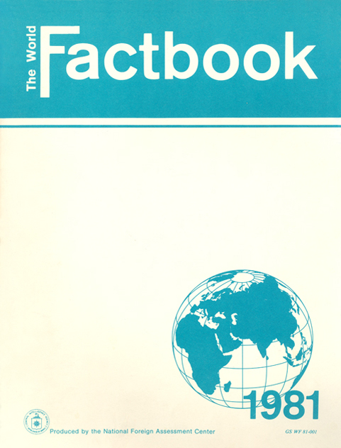 1981 World Factbook Front Cover