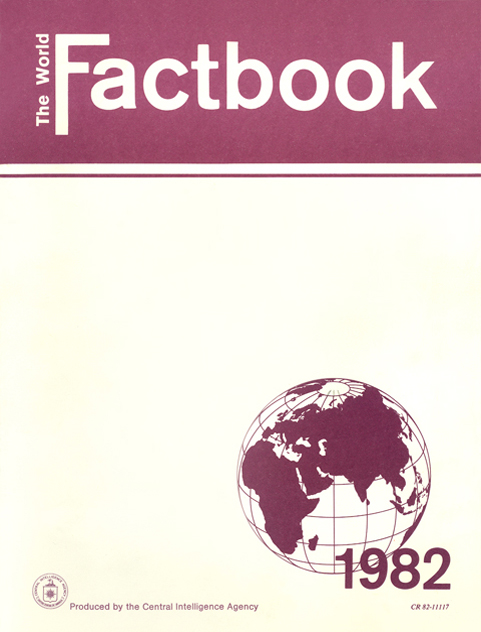 1982 World Factbook Front Cover
