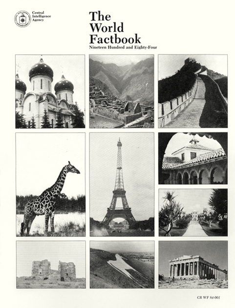 1984 World Factbook Front Cover