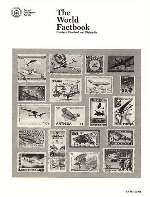 1986 World Factbook Front Cover