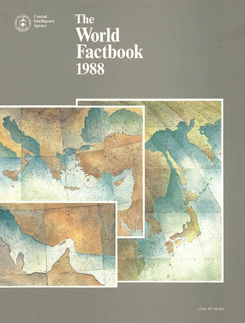 1988 World Factbook Front Cover