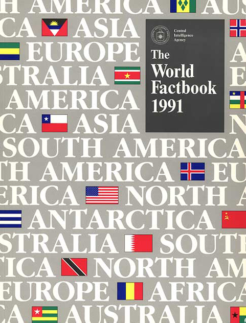1991 World Factbook Front Cover