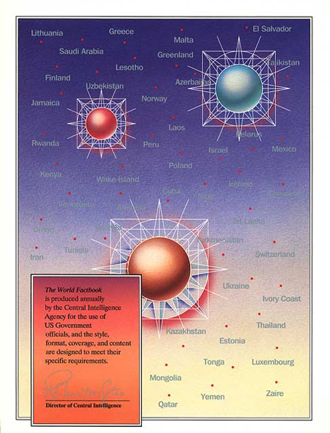 1992 World Factbook Back Cover