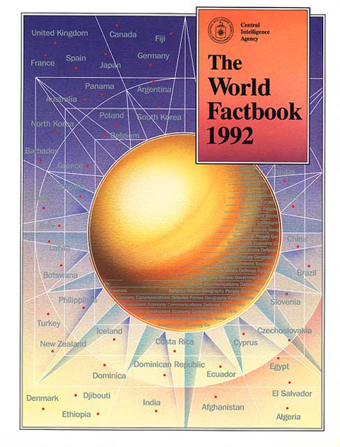 1992 World Factbook Front Cover