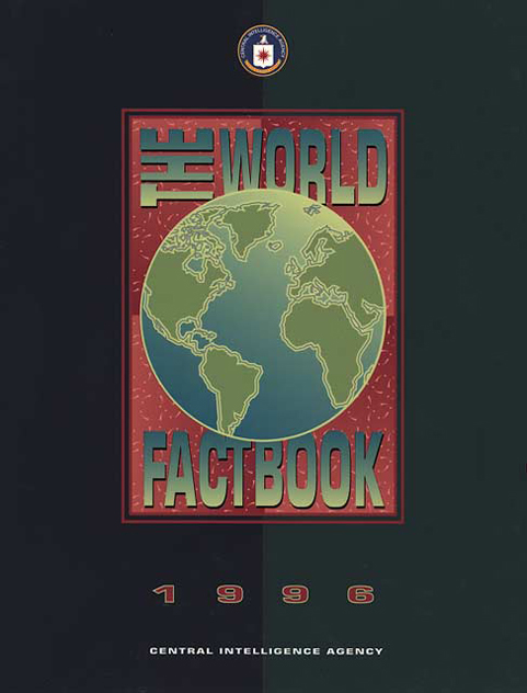 1996 World Factbook Front Cover