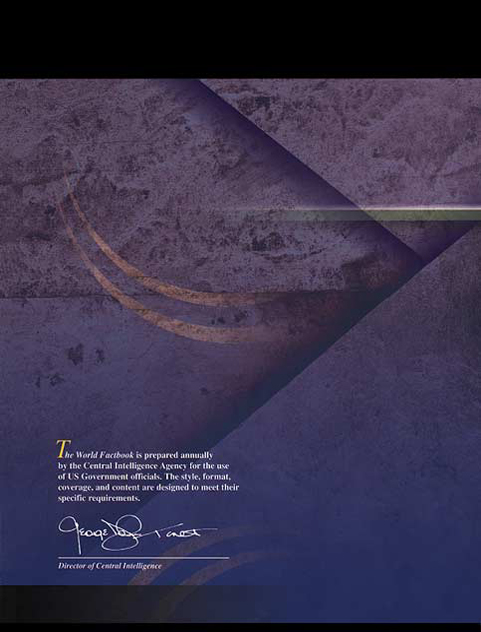 1997 World Factbook Back Cover