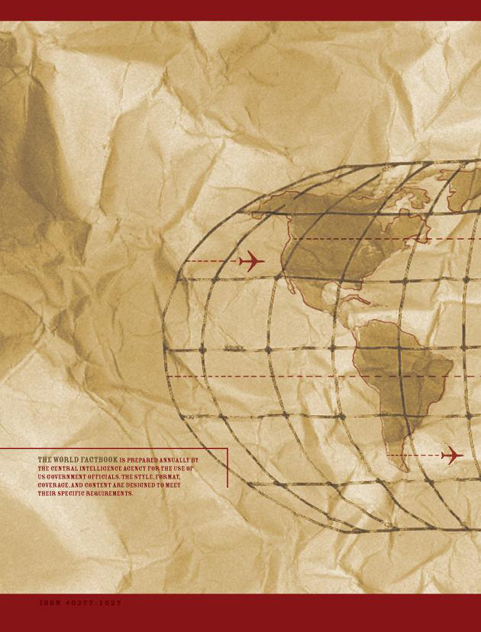 2007 World Factbook Back Cover