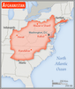 Area comparison map