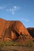 Uluru (Ayers Rock) sunrise with moonset.
