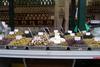 A diverse selection of olives at Vienna&apos;s eclectic Naschmarkt. 