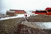 Cruise participants visiting one of the scientific research stations. More than twenty countries operate year-round stations that house roughly 1,100 researchers in the winter and about 4,400 researchers in the summer.