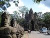 The entrance to the temple complex of Angkor Wat, built in the 12th century by King Suryavarman II.