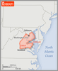Area comparison map
