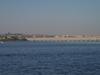 The old dam in Aswan was built by the British between 1898 and 1902 using blocks of granite. It can hold up to 5.35 billion cu m (7 billion cu yd) of water.